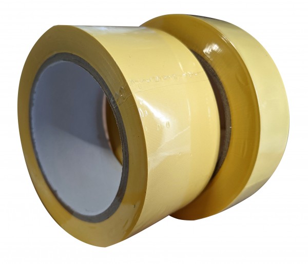 PVC-Schutzband, quergerillt, gelb