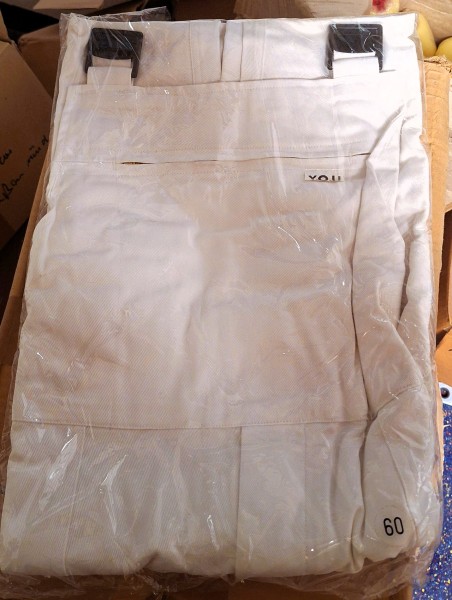 Latzhose / Arbeitskleidung, weiß