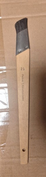 Schrägstrichzieher Plattpinsel, schwarze Chinaborste